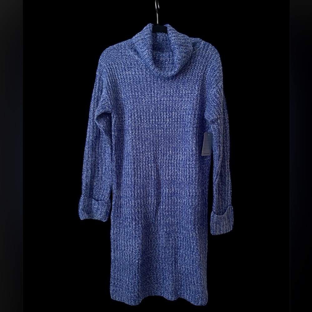STITCHDROP-Statement 2 Tone Roll Neck Sweater Dress-Size:XL-Color: Rainer-NEW!!